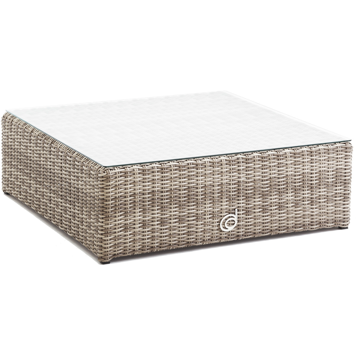 Delmar Coffee Table with Glass